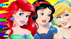 Disney Barbie Princess Coloring Pages Beauty And The Beast Cinderella Little Mermaid Jasmine Tiana Youtube The princes barbie and ken. disney barbie princess coloring pages beauty and the beast cinderella little mermaid jasmine tiana