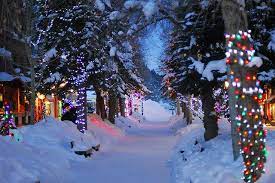 Maybe you would like to learn more about one of these? Aspen Mall Path Colorado Christmas Winter Wonderland Christmas Lights