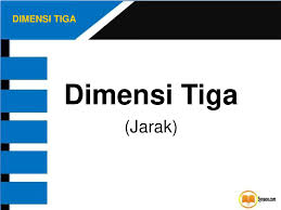 1 dimensi tiga (proyeksi & sudut). Dimensi Tiga Dimensi Tiga Jarak Ppt Download