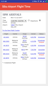 Vi erbjuder endast ett alternativ för den här rutten: Sibu Airport Flight Time For Android Apk Download