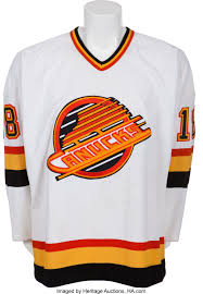 The vancouver canucks will retire pavel bure's no. 1990 91 Igor Larionov Game Worn Vancouver Canucks Jersey Hockey Lot 81143 Heritage Auctions