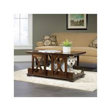 417195 coffee table pet bed favorite on 360 play espresso finish 289 99 out of stock curly sold customer rating star 0 reviews write a review yellow average from 67 full. Sauder Coffee Table Dog Bed Coffee Table Pet Bed Coffee Table Dog Bed Dog Bed