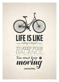 Life Is Like Riding A Bicycle Quotes Factory Typography Design Quotes Design Quotes Typography Quotes