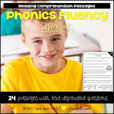 Phonics Fluency Reading Comprehension Passages and Questions • Blends