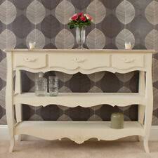 Check spelling or type a new query. Devon Cream Painted Two Shelf Console Table In A Shabby Chic Attractive French Style Living Room Furniture Home Kitchen Umoonproductions Com