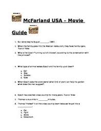 Movie Guide Goes Along With The Movie Mcfarland Usa The Movie Is About Coach Jim White Who Moves His Family After Losing His Las Movie Guide Mcfarland Movies