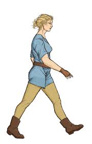 Girl Animated Gifs At Best Animations Walking Animation Walking Gif Animation