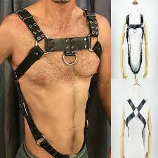 Men Porn Sexy Sex Straps Belts Punk Clubwear Costumes Leather Body Chest  Harness | eBay