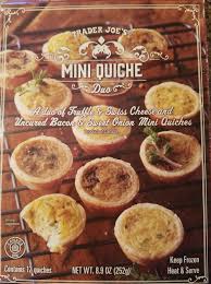 Trader Joe S Mini Quiche Duo Mini Quiche Quick Party Appetizers Trader Joes