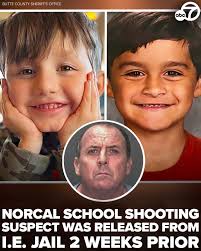 The suspected gunman who critically wounded two kindergarteners at a small  NorCal Christian school was released from an Inland Empire jail just two  weeks before the shooting, Eyewitness News has learned. Watch