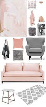 Blush Grey And Copper Room Inspiration Interior Interior Design