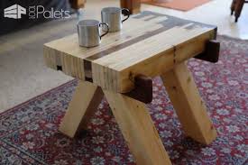 Japanese Style Pallet Wood Concrete Ended Table 1001 Pallets Wood Table Diy Concrete Wood Wood Pallet Projects