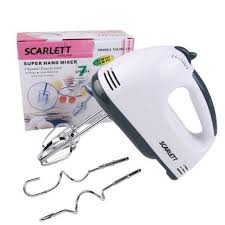 Kitchenaid hand mixer 7 speeds electric silicone. Scarlett Electric Hand Mixer Tv Home Appliances Kitchen Appliances Hand Stand Mixers On Carousell