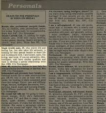 Tweeting the funniest classified ads! Wanted The Personal Ad That Brought Them Together Wxxi News