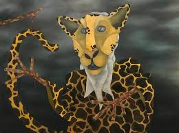 Jaguar Dance Painting by Erick Carrillo Borjas