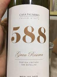 Driving with a fine fusion of dedication, passion and experience, bilbao's iñigo palmero garcés is on of 2020's most striking stream tracks and playlists from palmero on your desktop or mobile device. Casa Palmero 588 Gran Reserva Partida Limitada Merlot Vivino