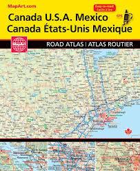 Learn how to create your own. Canada Usa Mexico Travel Road Atlas Detailed Road Maps Of Canada United States Mexico