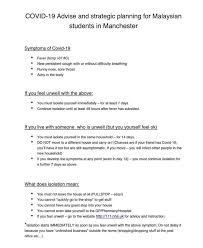Sore throats can be caused foreign bodies stuck in the throat, for example, a bone or piece of food. Attention To All Malaysian Students Residing In Manchester Malaysian Doctors In Manchester Have Sent The Following Document Regarding Advice On Covid 19 Precautions And Isolation Requirements Please Read The Document Save It And