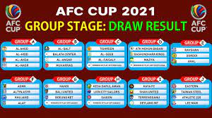Afc cup 2021 latest results, afc cup 2021 current season's scores. Afc Cup 2021 Draw Result Group Stage Youtube