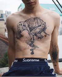 Ver Esta Foto Do Instagram De Onlyblackart 482 Curtidas Tattoos Elephant Tattoo Stomach Tattoos