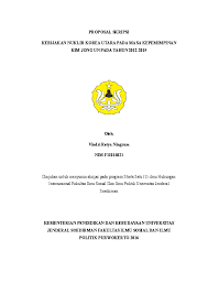 Contoh jurnal ekonomi internasional pdf. Doc Proposal Skripsi Fisip Hubungan Internasional Vindri Retya Academia Edu