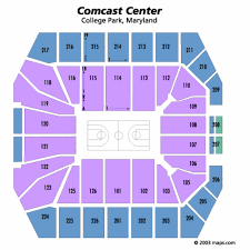 Xfinity Center Seating Chart