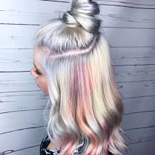 The look usually entails blonde hair color at the ends which also looks grown out at the roots. Everything You Need To Know About Rainbow Hair Wella Professionals