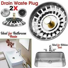 Kitchen sinks are categorised according its type of bowl (single, double or with a drainboard) and type of installation (top mount, under mount, integrated sinks, or farmhouse). Kitchen Sink Plug For Sale Ebay
