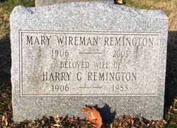 Mary Wireman Remington (1906-2005)