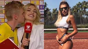 Oleskandr zinchenko has taken time out from his wedding to glamorous sports reporter vlada sedan to address uproar over her perceived criticism of pep guardiola's tactics. Manchester City S Oleksandr Zinchenko Kisses Reporter Following Ukraine Victory Video Rt Sport News
