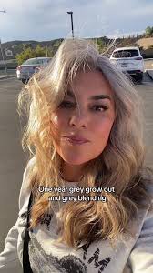 Blonde Grow Out Gray