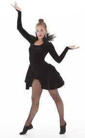 Black And White Striped Dance Costume Queen Inspired Black Velvet Dance Costume With High Collar Custom Costume Dance Costumes Custom Dance Costumes Costumes