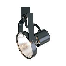 Nora Lighting 1 Light Dimmable Black Gimbal Linear Track Lighting Head In The Track Lighting Heads Department At Lowes Com