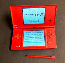 Nintendo Dsi Red Handheld Console System With Gamestylus No Etsy Nintendo Dsi Console System Nintendo