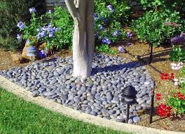 When installing landscape fabrics, first clear the area of all existing weeds. Landscaping Pebbles Use A Dozen Gravel Landscape Landscaping With Rocks Landscaping Around Trees Landscaping Pebbles