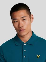 Buy Lyle & Scott Teal Blue Classic Polo Shirt from Next Oman
