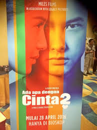 With dian sastrowardoyo and nicholas saputra reprising their roles as cinta and rangga. Ini Dia Poster Resmi Ada Apa Dengan Cinta 2 Bikin Merinding Kapanlagi Com