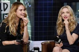 Lily James And Amanda Seyfried Think The Next Mamma Mia Movie Should Have Time Travel And They Re Not Wrong Girl Movies Amanda Seyfried Hair Lily James