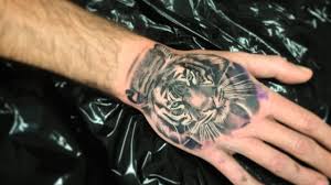 Bengal tiger, isolated wild animal vector illustration, tattoo. Tattoo Timelapse Bengal Tiger Hand Tattoo Guys Tattoo Art Youtube