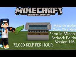 It works on 1.17 and on all other versions of minecraft bedrock whether you play on mobile, console, . I Made A Zero Tick Kelp Farm For Minecraft Bedrock Edition It Produces 72 000 Kelp Per Hour Pls Subscribe R Technicalminecraft