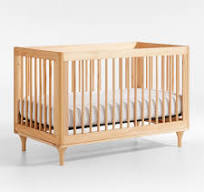 Babyletto Lolly Naural Wood 3-in-1 Convertible Crib | Crate ...