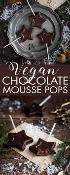 Vegan Chocolate Mousse Pops A Delicious Treat With A Dark Chocolate Shell Filled With Aquafaba Vegan Chocolate Mousse Vegan Chocolate Vegan Christmas Recipes