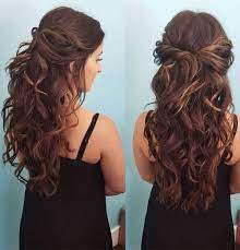 Long Curly Hairstyles For Teenage Girls 2018 Fashion Knots Wedding Hair Down Curly Hair Styles Long Hair Styles