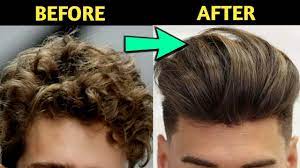 It used to be the only way to reverse the effects of permanents was to let your natural hair grow out. Men S Permanent Hair Straightening At Home 100 Natural Curly Hair To Straight Hair Men Naturally Youtube