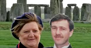 Widow takes cardboard cutout of dead husband