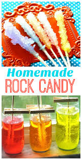 Homemade Rock Candy Instructions Start To Finish Homemade Rock Candy Make Rock Candy Rock Candy