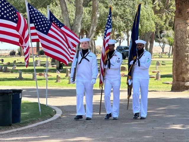 A solemn moment of remembrance at Riverview Cemetery, AI generated