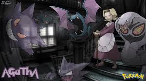 Over the past three years since red and blue, a few members have left, joined, or switched places. Kanto Elite Four Agatha By Saintnaruto On Deviantart