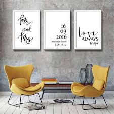 Get it as soon as wed, jun 30. Mr Mrs Love Quote Wall Art Picture Love Always Wins Canvas Painting Poster New Couple Married Anniversary Gift Bedroom Decor Paper Print Art Paintings Posters In India Buy Art