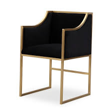 Black And Gold Accent Chair Atara Black Velvet Gold Chair Black Gold Velvet Products